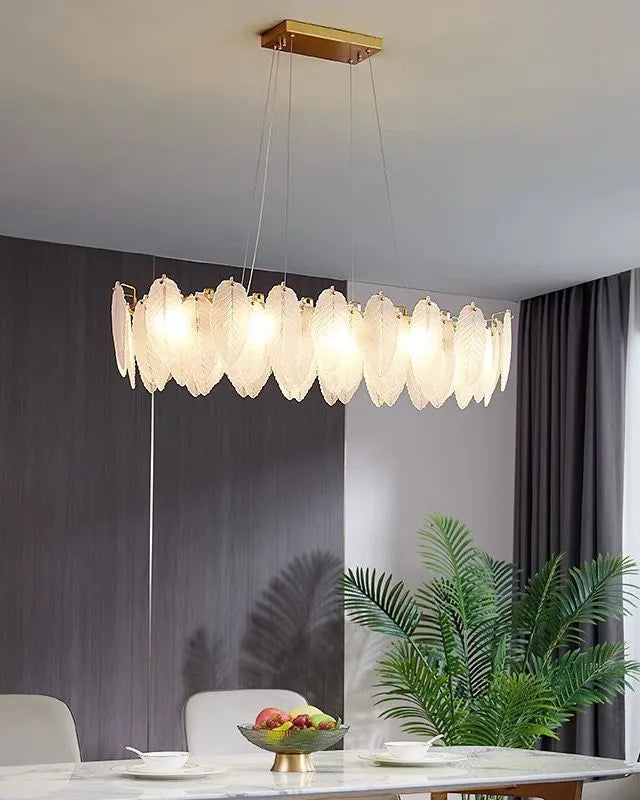 Crystal Forest Linear Chandelier LD210527