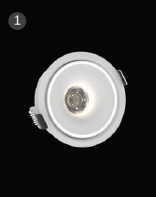 Adjustable Downlight Xul Halo - 90mm
